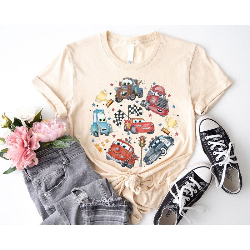 Disney Lightning McQueen Shirt, Pixar Cars Shirt, Disney Cars Land Shirt, Disneyland Cars Shirt, Disney World Shirt 1.jpg