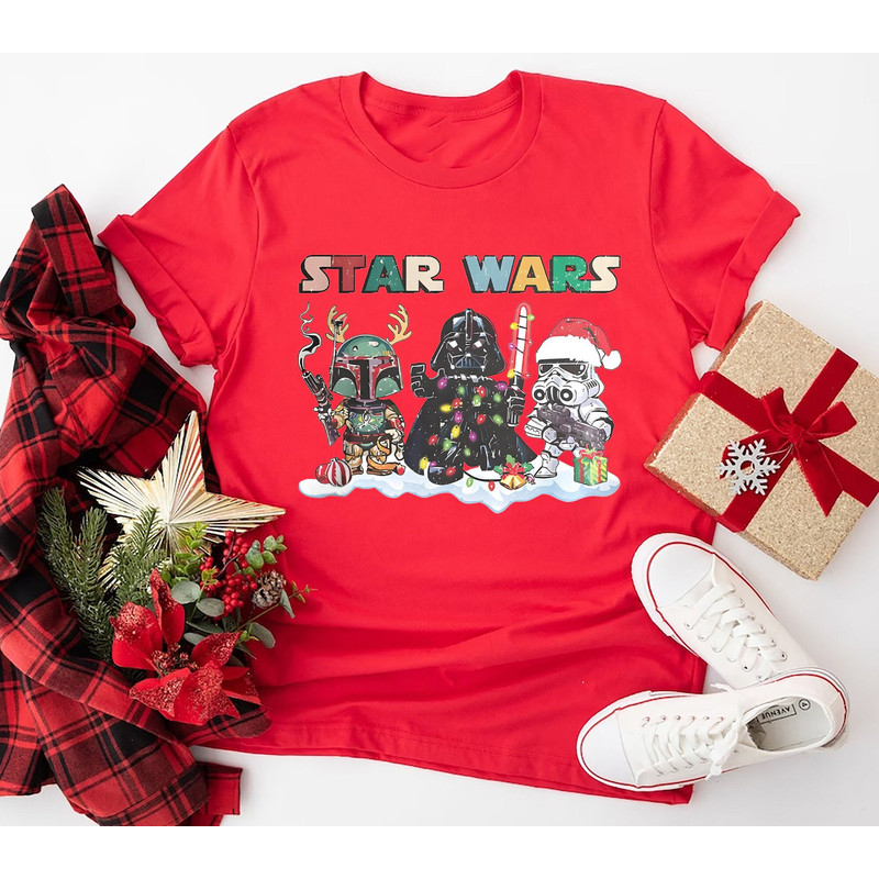 Disney Star Wars Christmas Shirt, Christmas Galaxy's Edge Shirt, Disney Christmas Shirt, Holiday Family Shirt, Disneyland Xmas Shirt.jpg