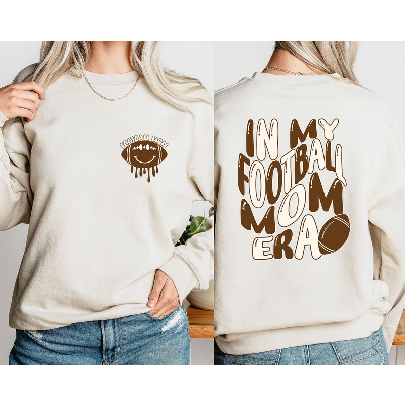 In My Football Mom Era T-shirt, Sports Mommy Tee, Mother's Day Shirt, Game Day Shirts, Supporter Mom Sweatshirts, Best Momma Ever Hoodie.jpg