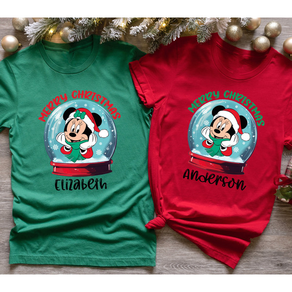 Mickey and Minnie Christmas Shirt, Disney Family Christmas Shirt, Disneyland Christmas Shirt, Disneyland Xmas T-Shirt, Disney Holiday Shirt.jpg