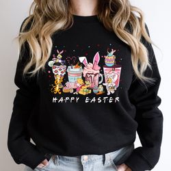 winnie the pooh happy easter shirt, disney piglet easter coffee tee, 294