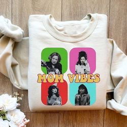 90 s Mom Vibes Vintage Funny Mom Shirt, Retro Funny Mom Shirt