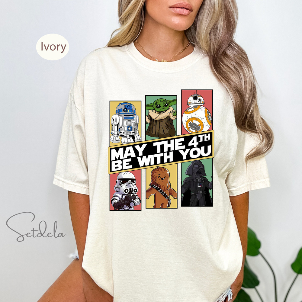 May The 4th Be With You Shirt, Galaxy Edge Shirt, Disneyland Matching Shirt, Disneyworld Family Shirts, Disney Star War Character Shirt.jpg