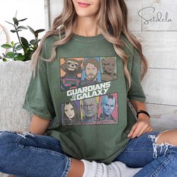 Retro Marvel Guardians of the Galaxy 3 Comfort Colors Shirt, 135