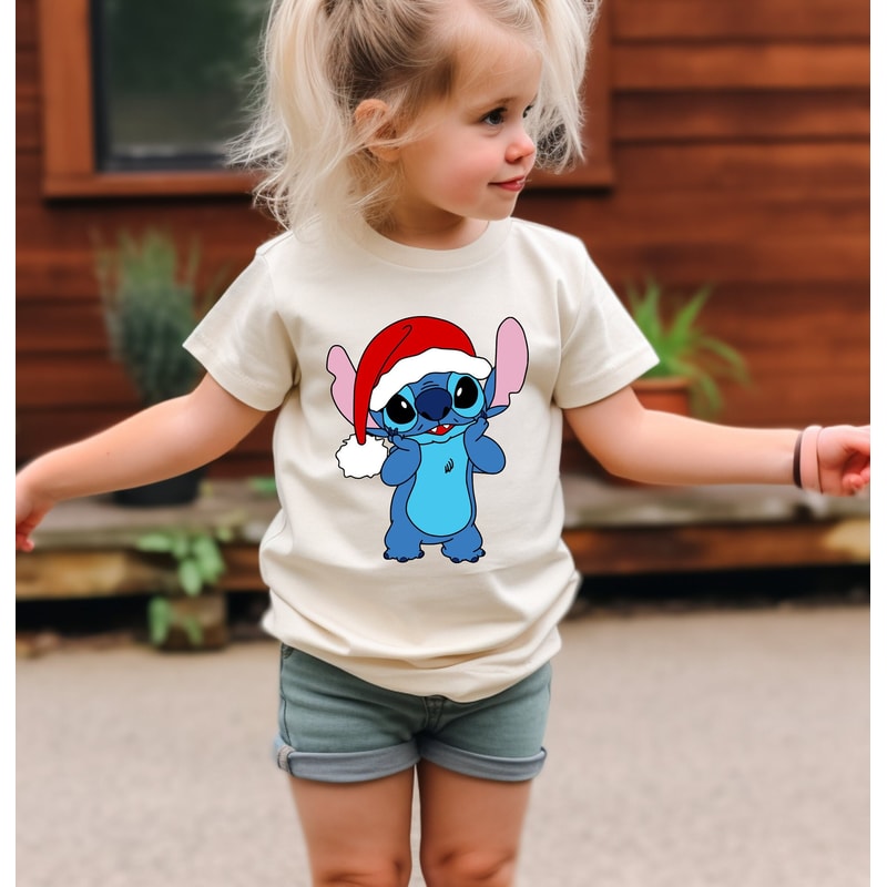 Lilo And Stitch Shirt, Lilo And Stitch Christmas, Ohana Stitch Shirt, Disney Christmas Shirt, Disney Shirt, Christmas Shirt, Christmas Gift.jpg