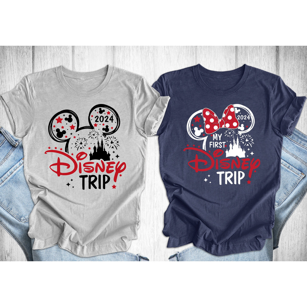 My First Disney Trip 2024 Shirt, My First Disneyworld Trip 2024, First Disneyworld Trip, Disney Shirt, Disneyland Shirt, Disney Group shirt.jpg