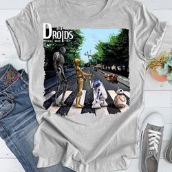 star wars shirt, droids abbey road t-shirt, movie music mash, 94
