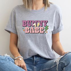 bunny babe sweatshirt,easter gift for her,matching easter sw, 49