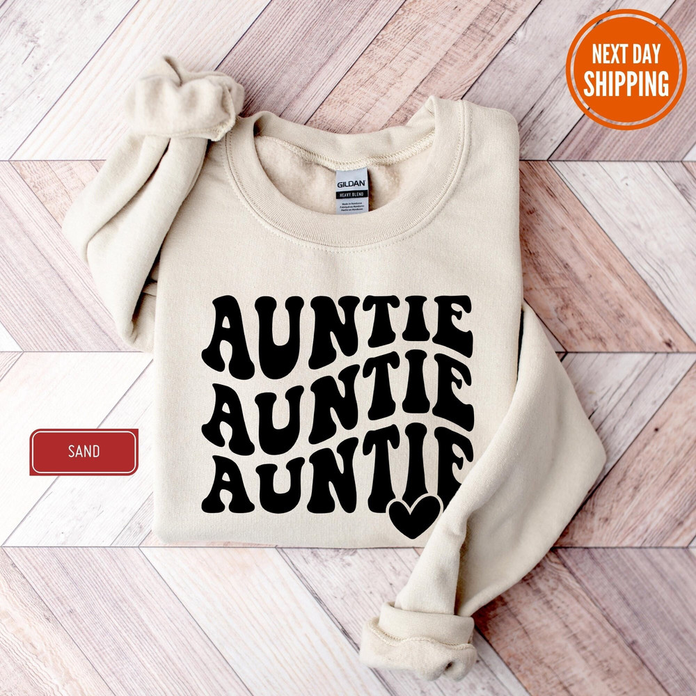 Auntie Sweatshirt, Auntie Love Sweatshirt, Auntie Crewneck, Aunt Shirt, Aunt Era Sweat, Aunt Sweatshirt, Auntie Gift, Aunt Crewneck, To Be.jpg