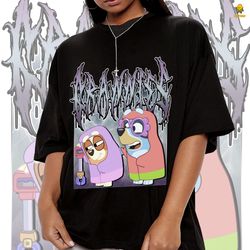 here come the grannies t-shirt, bluey grannies shirt, janet, 36