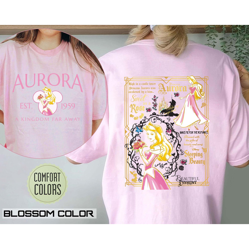 Comfort Colors Sleeping Beauty Shirt, Princess Aurora Tee, Era Of The Princess, Disney Princess Shirt, Walt Disneyworld Shirt.jpg