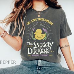 disney tangled rapunzel the snuggle duckling go live your dream comfort color shirt, 8