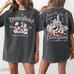 vintage disneyland california comfort color shirt, disneyland est. 1955 shirt, 51