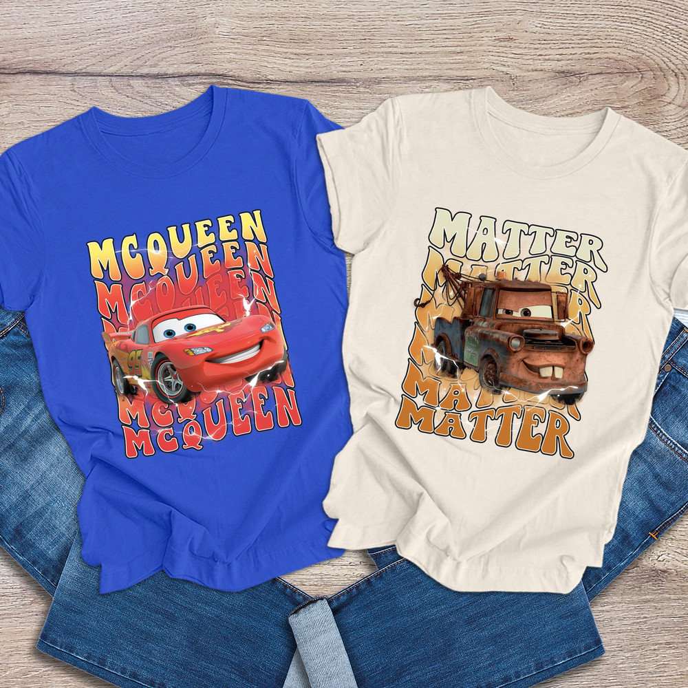 Disney Cars Shirts, Family Matching Tee, Lightning Mcqueen Tank Top, Disney Lightning Mcqueen Cars Shirt, Disney Boy Shirt, Matter Cars Tee.jpg