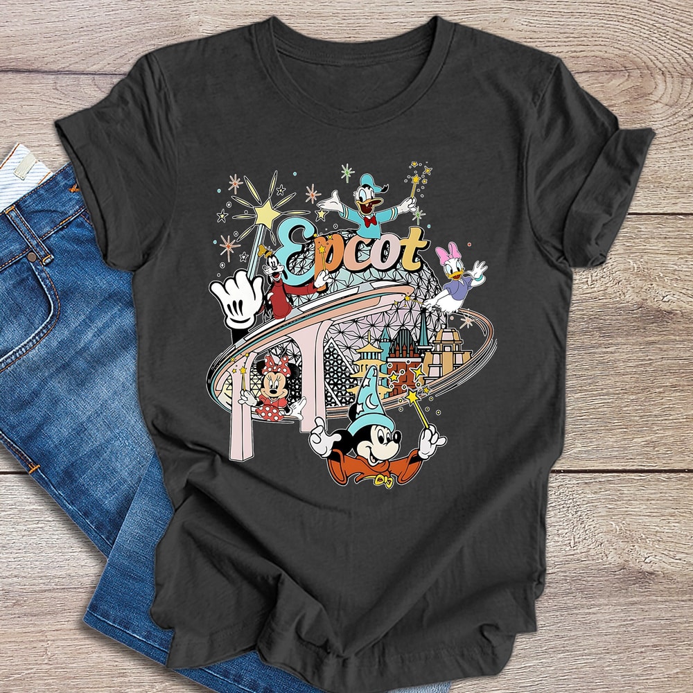 Epcot Shirt, World Traveler Shirt, Custom Epcot Shirts, Disney Shirts, Mickey Epcot Shirt, Minnie Epcot Shirt, Mickey Traveler Shirt.jpg