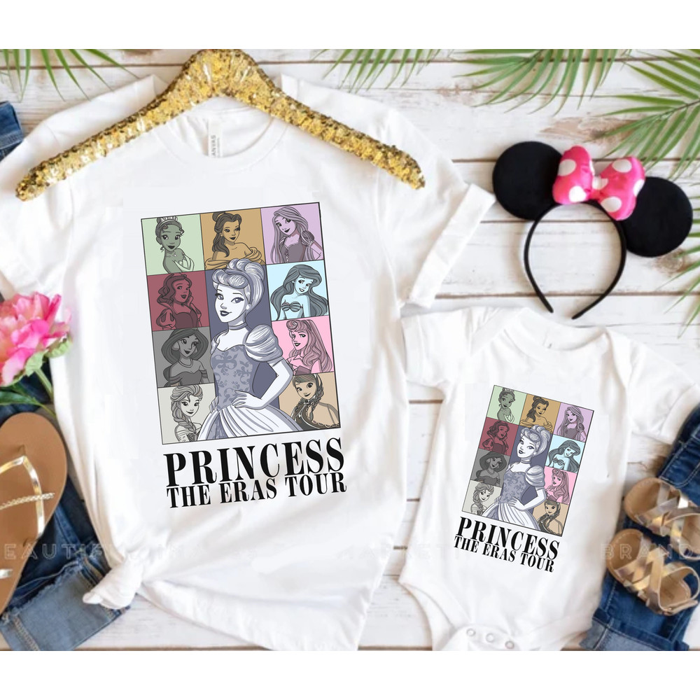Princess Eras Tour Bella Canvas Shirt, Disney Princess Tour Tee, Disney Princess Characters Shirt, Disney Girl Trip Shirt, Disneyland Shirt.jpg