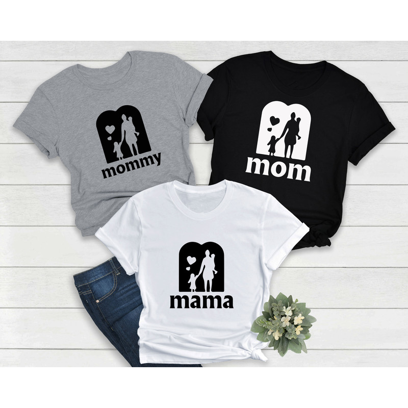Custom Mama Shirt, Personalized Mommy T-shirt, Custom Mother's Day Shirt, Trendy Mom Shirt, Best Mom Shirt, Gift for Mom.jpg