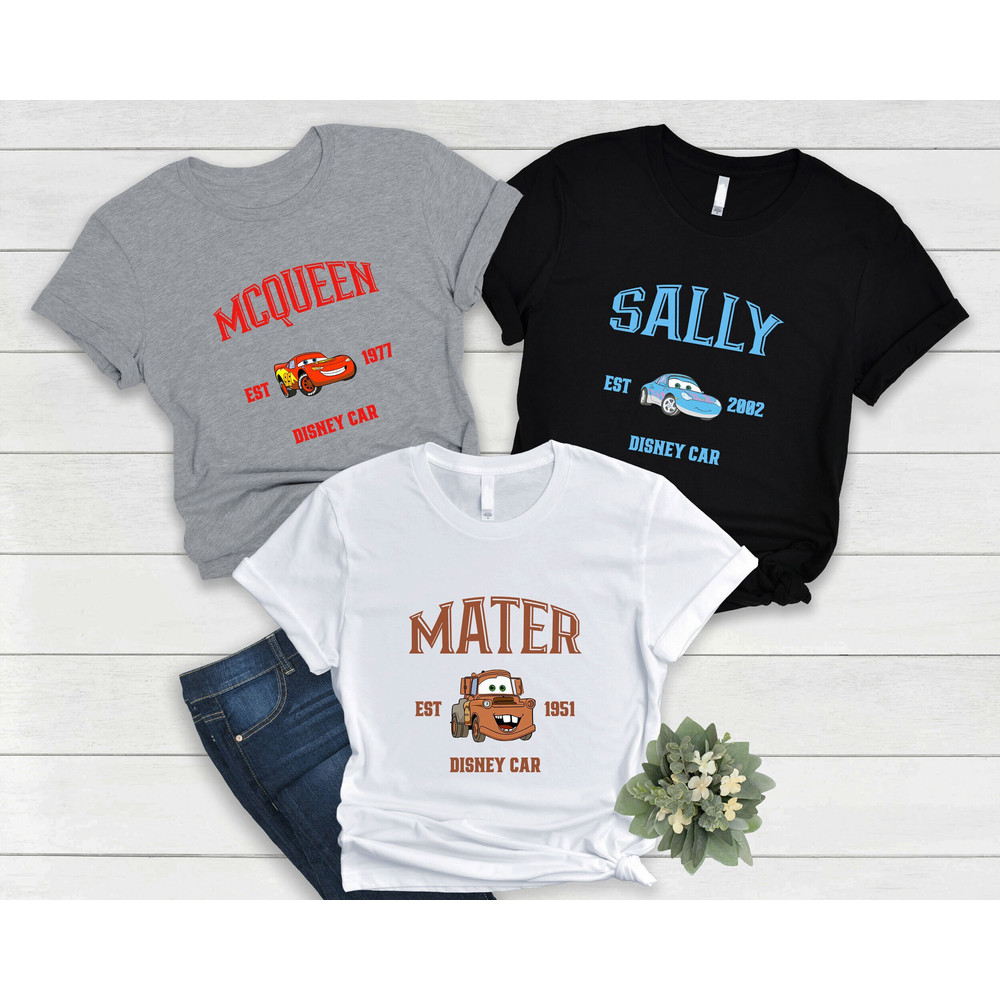 Lightning Mcqueen And Friends Shirts, Pixars Cars Characters Shirt, Lightning Mcqueen Cars Shirt, Disney Cars Group Shirt, Cars Land Shirt.jpg