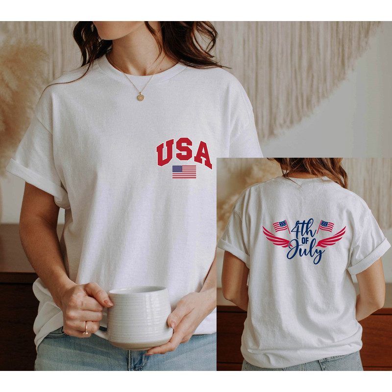 USA Flag Shirt, 4th of July Shirt, 4th of July Front and Back TShirt, Independence Day Tee, Usa Flag Tee, Usa Shirt.jpg