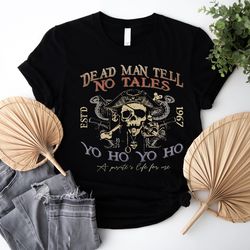 dead man tell no tales shirt, pirates of the caribbean shirt