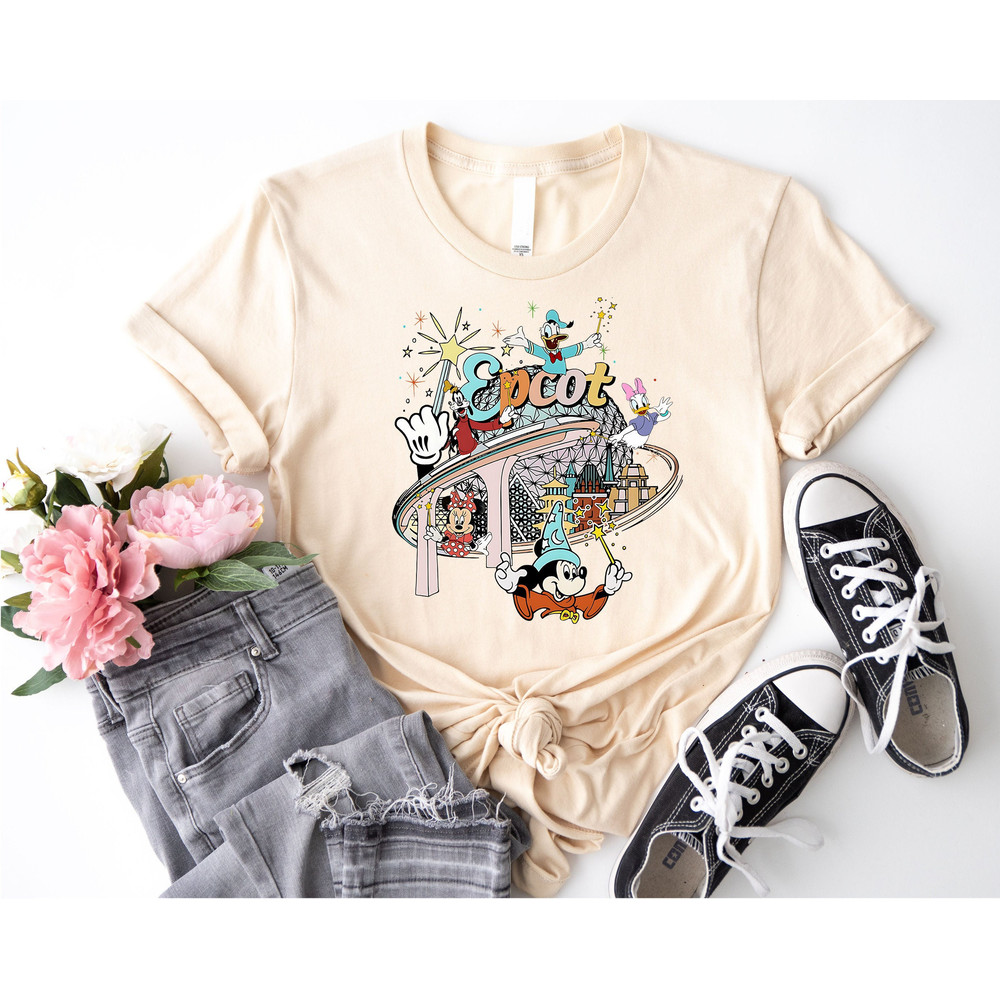 Disney Epcot Shirt, Disney Fantasia Shirt, Vintage Epcot 1982 Shirt, Vintage Disney Shirt, Mickey And Friends Shirt, Epcot Trip Shirt.jpg