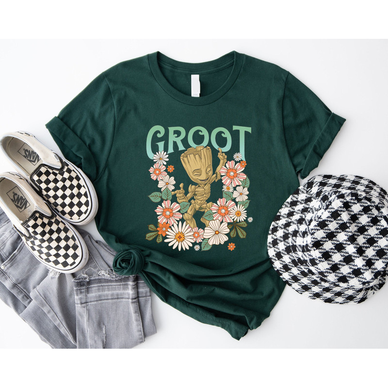 Disney Groot Flower Garden Shirt, Disneyland Baby Groot Shirt, Disney Girl Shirt, Guardians of the Galaxy Shirt, I Am Groot Shirt.jpg