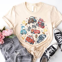 disney lightning mcqueen shirt, pixar cars shirt, disney car