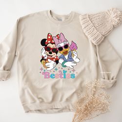 disney minnie and daisy besties couple shirt, disney best fr