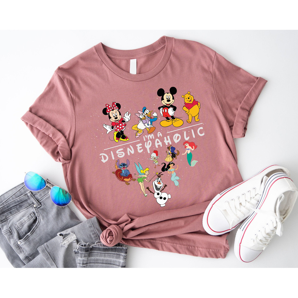 Disney Winnie The Pooh Shirt, Disneyland Halloween Shirt, Disney Christmas Shirt, Disneyaholic Shirt, Disney Fan Shirt, Little Mermaid Shirt.jpg