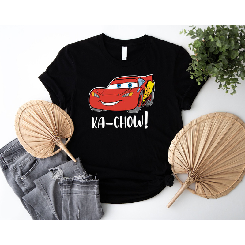 Ka Chow Cars Shirt, Lightning McQueen Shirt, Disney Cars Shirt, Cars Birthday Tee, Cars Land Shirt, Disney Pixar Shirt, Disney Kid Shirt.jpg