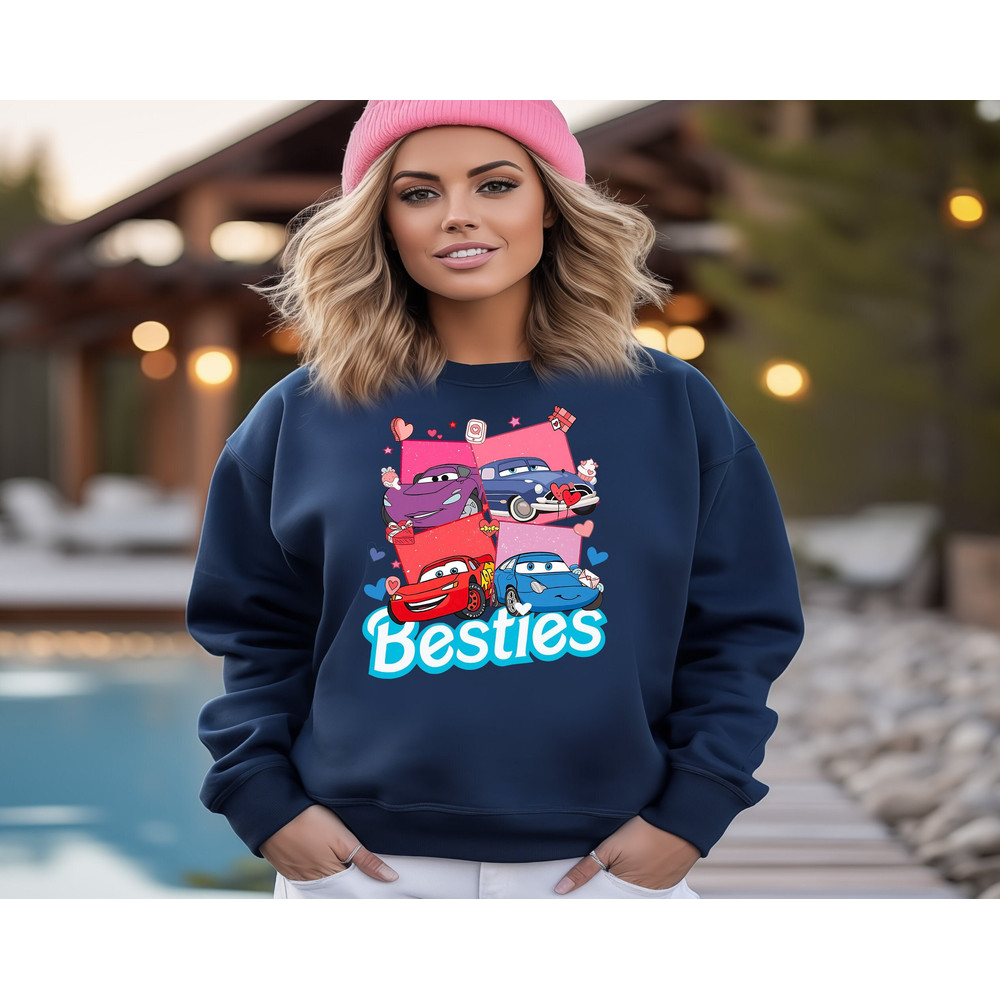 Lightning Mcqueen Besties Shirt, Disney Kids Shirt, Car Pixar Shirt, McQueen 1977 Shirt, Disney Cars Land Shirt, Car Movie Tee,Valentine Tee.jpg