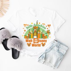 orange bird shirt, disney orange bird, beach shirt, summer v