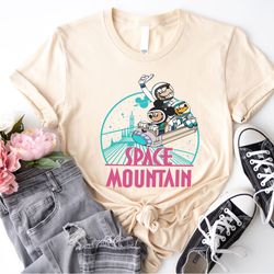 Vintage Disney Space Mountain Shirt, Disney Astronaut T-shir