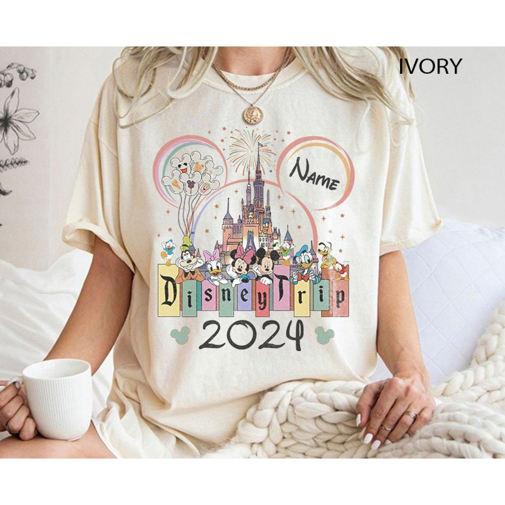 Disney Trip 2024 Comfort Colors Shirt, Mickey And Friends Shirt, Disney Castle Shirt, Magic Kingdom Shirt, Retro Disney Vacation Shirt.jpg