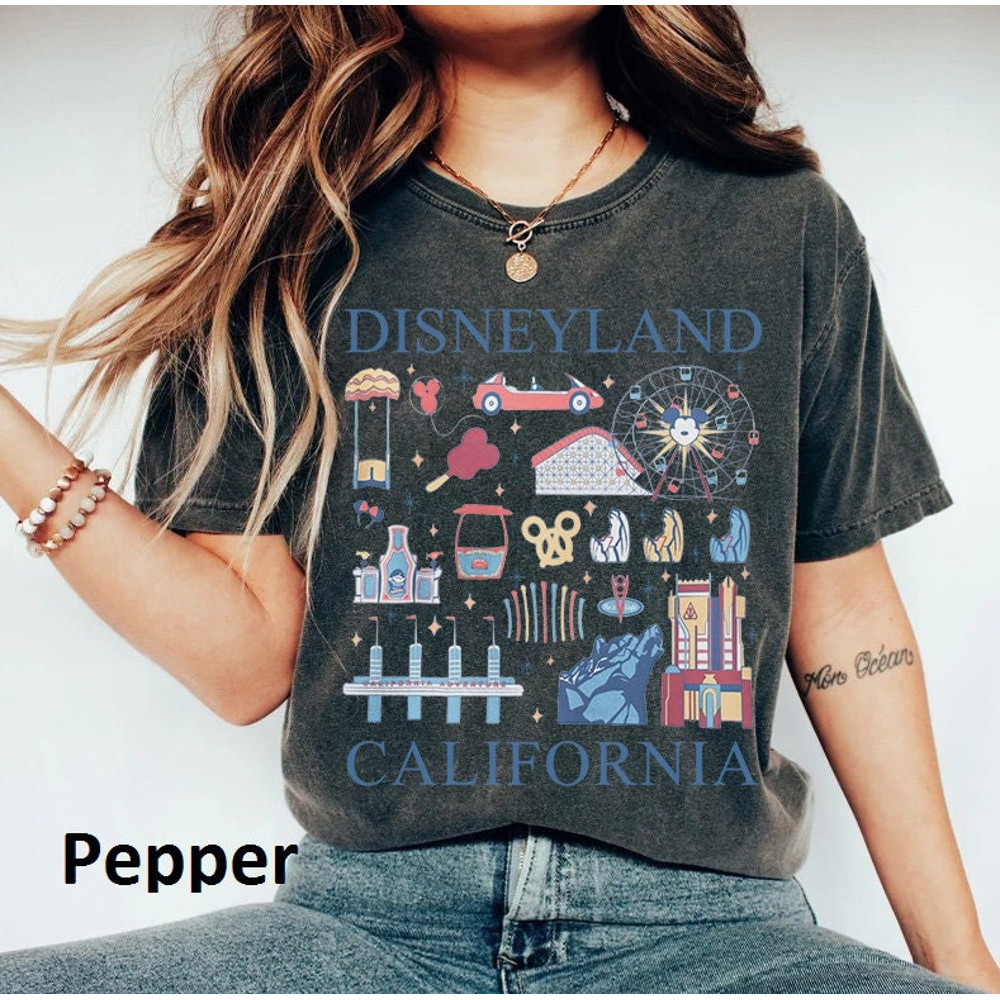 Disneyland Comfort Colors Shirt, Disneyland California Shirt, Mickey and Friends Shirt, Disneyland Trip Shirt, Disney World Shirt.jpg