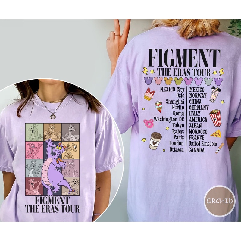 Figment Epcot Shirt, Epcot World Tour Shirt, Disney Figment Shirt, Figment Est 1983 Shirt, Disney Family Trip Shirt, Comfort Colors Shirt.jpg