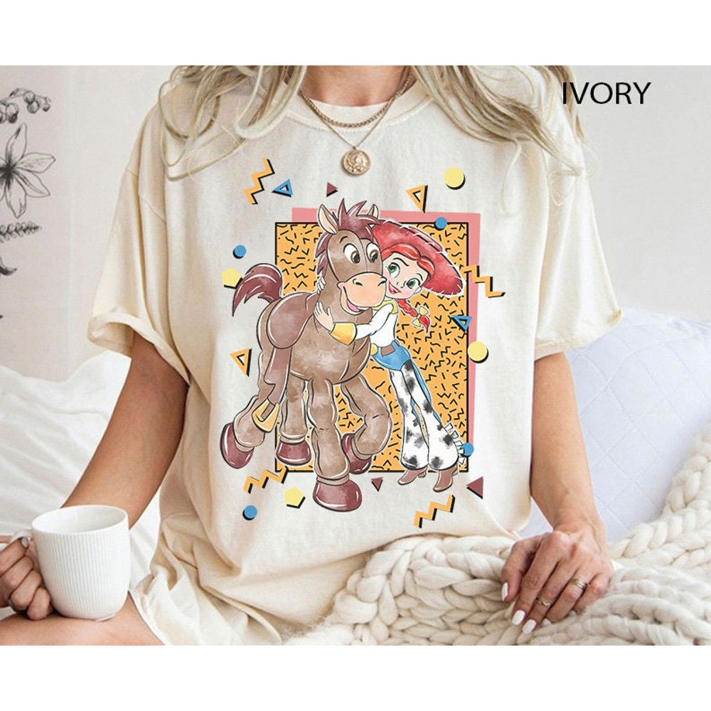 Jessie and Bullseye Shirt, Toy Story Shirt, Jessie and Woody Shirt, Disney Family Trip 2024 Shirt, Disneyland Shirt, Comfort Colors Shirt.jpg