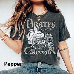 vintage mickey pirate shirt, pirates of the caribbean shirt,