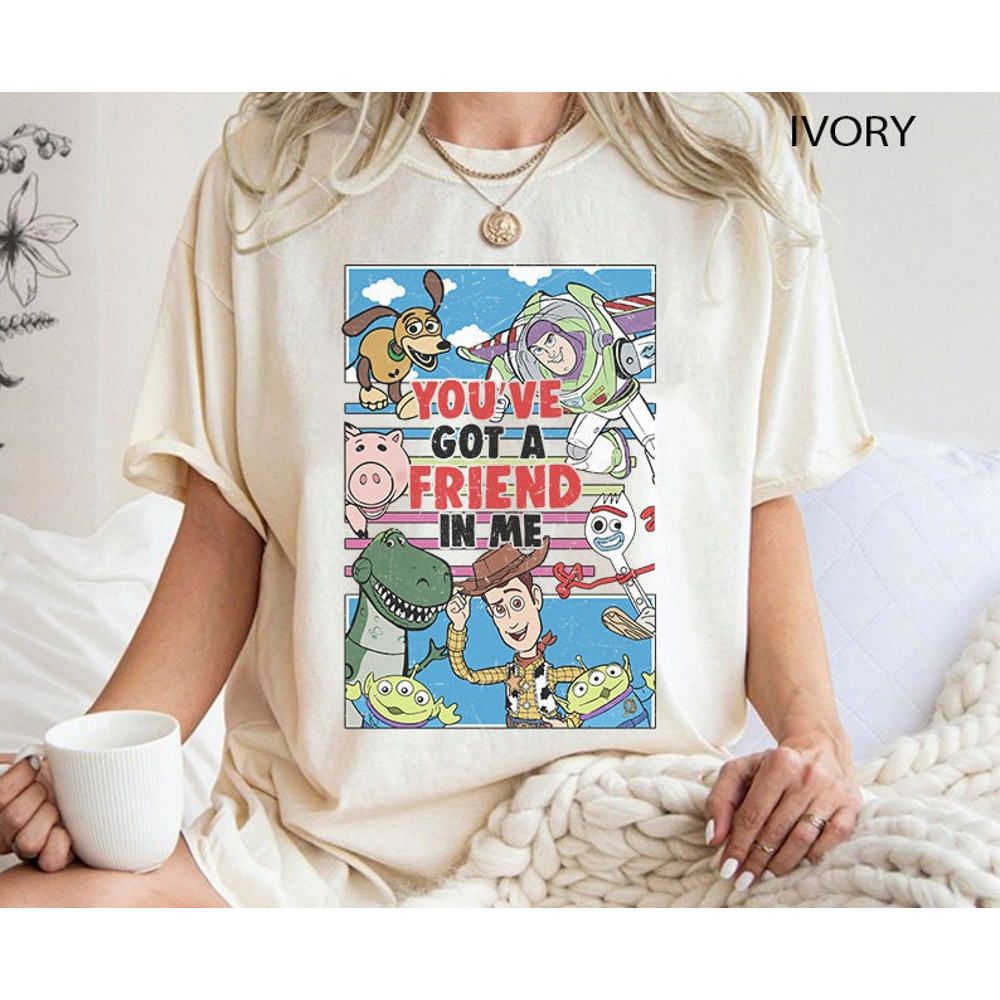 You're Got A Friends In Me Shirt, Disney Toy Story Shirt, Disney Characters Tee, Disney Pixar Shirt, Disney Trip Shirt, Comfort Colors Shirt.jpg