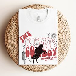 cosmic cowboy shirt, rodeo shirt, cosmic space shirt, cowboy