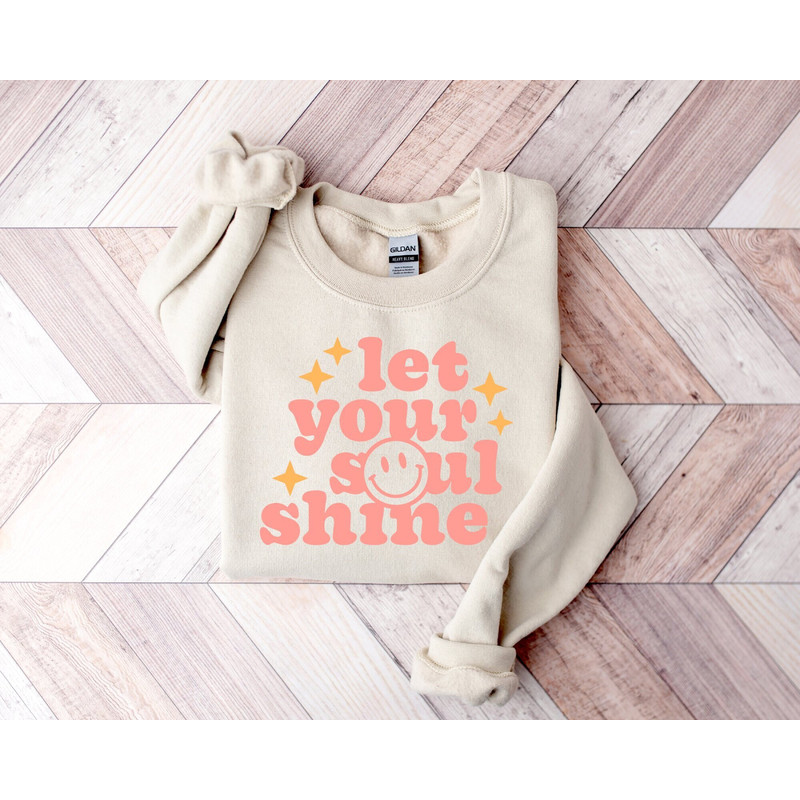 Let Your Soul Shine Sweatshirt, Christian Sweatshirt, Distressed Sweatshirt, Jesus Sweatshirt, Inspirational Sweater, Bible Verse Sweatshirt.jpg