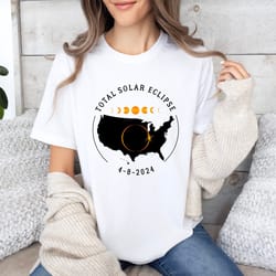 total solar eclipse 2024 shirt, april 8 2024 tank top, usa m