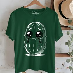 crying pickle shirt, cute pickle shirt, funny pickle shirt f