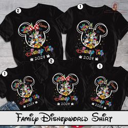 Custom Disneyland 2024 Family Vacation Shirt, Mickey Minnie