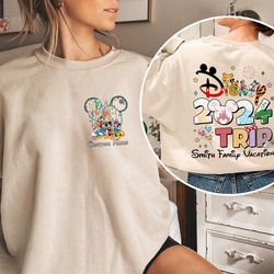Custom Mickey and Friends Disneyland 2024 Shirt, Mickey Head