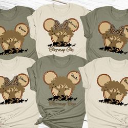 Custom Mickey and Friends Safari Birthday Shirt, Safari Mode