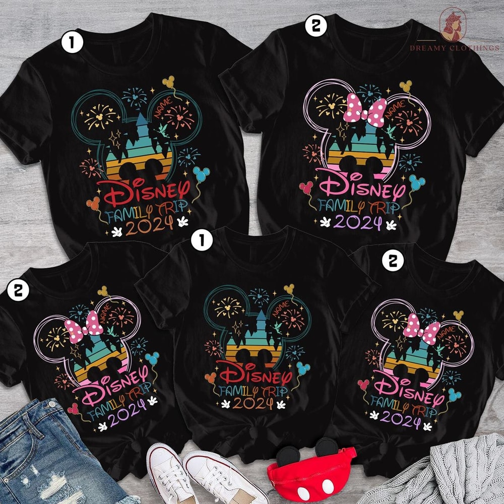 Disneyland 2024 Family Vacation Shirt Disneyworld 2024 Trip Shirt Personalized Family Vacation Outfit Personalized Family Vacation Shirt.jpg