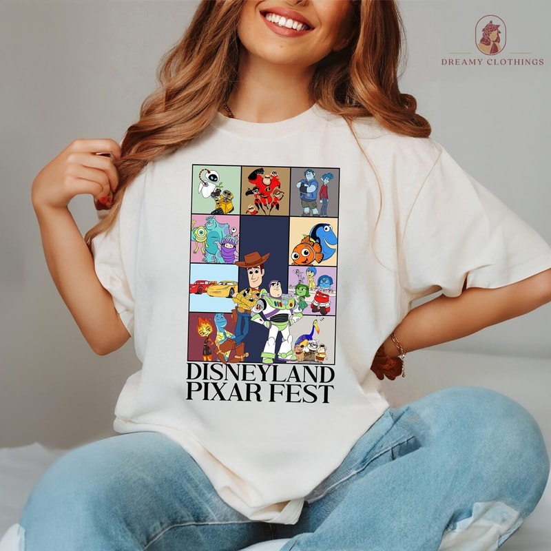 Disneyland Pixar Fest 2024 T-shirt, Inside Out, Monster Inc, Toy Story, Pixar Fest 2024 Party Shirt, Pixar Fest Tee, Pixar Trip Tee.jpg