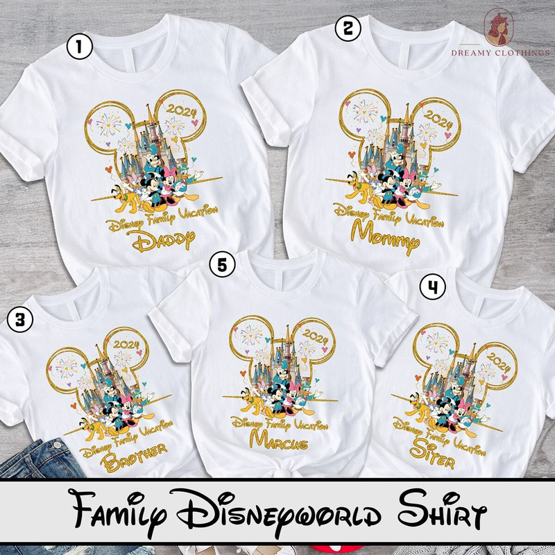 Disneytrip shirt 2024, Disneyland Family Shirt, Disneyland Vacation Shirt, Personalized Disneyland family trip shirt,Custom Disneytrip shirt.jpg