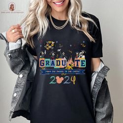 mickey and friends disneyland graduation 2024 shirt, graduat